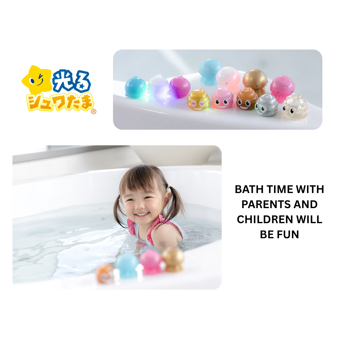 Santan Hikaru Bath Bomb/Bath Ball with Surprised Blind Box Glowing Bath Toy Inside