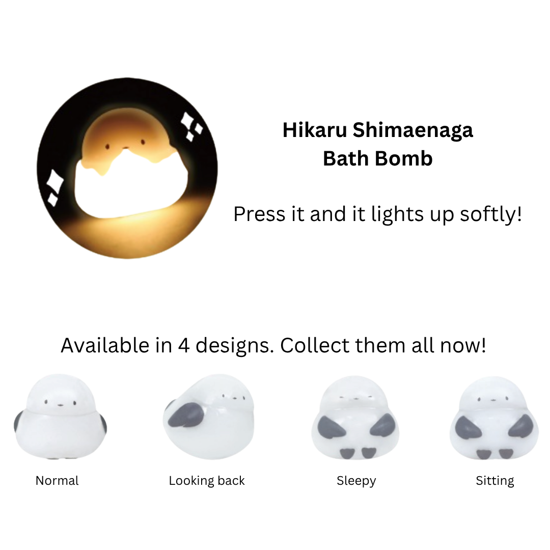 Santan Hikaru Bath Bomb/Bath Ball with Surprised Blind Box Glowing Bath Toy Inside