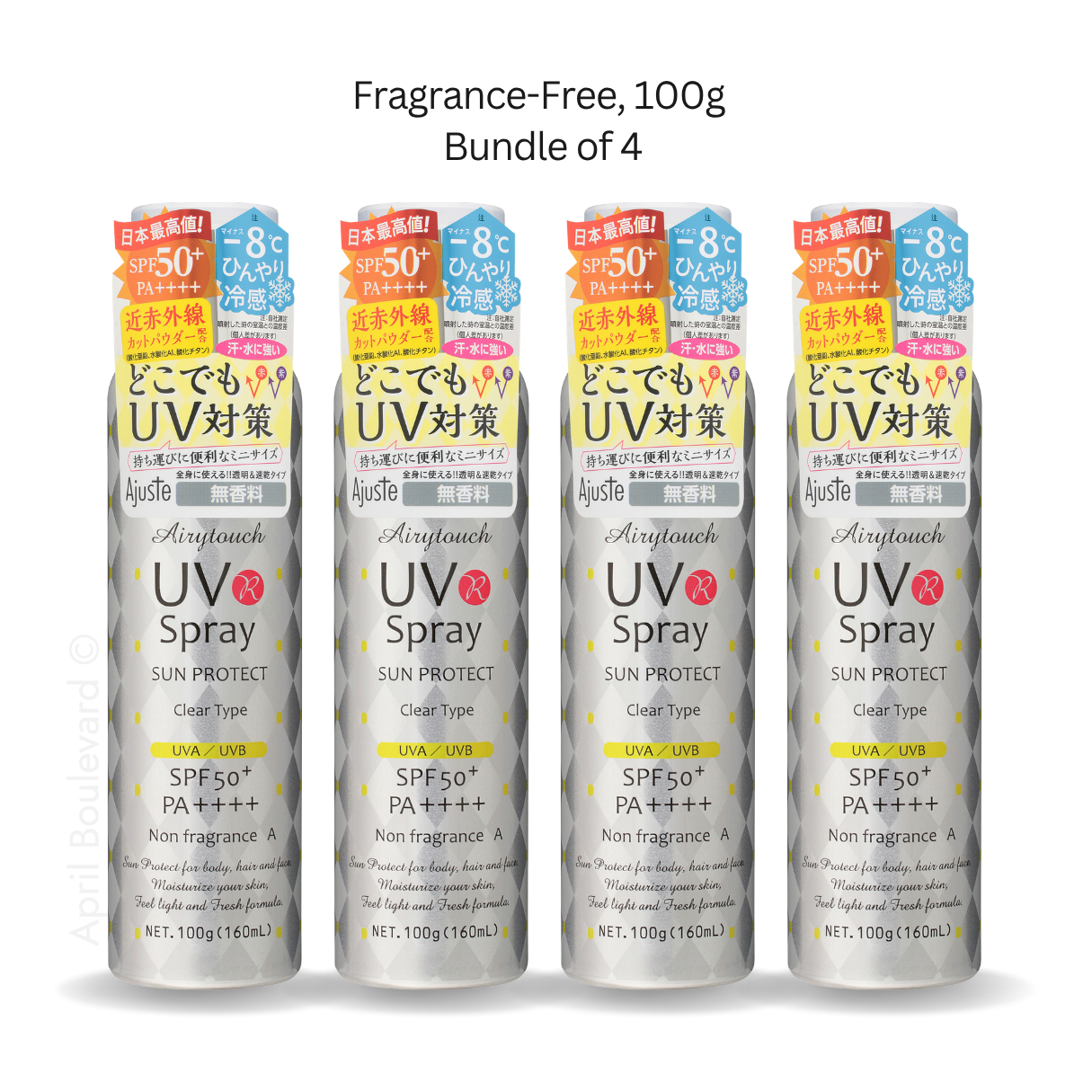 Ajuste UV Spray Non-Fragrance SPF50+ PA++++