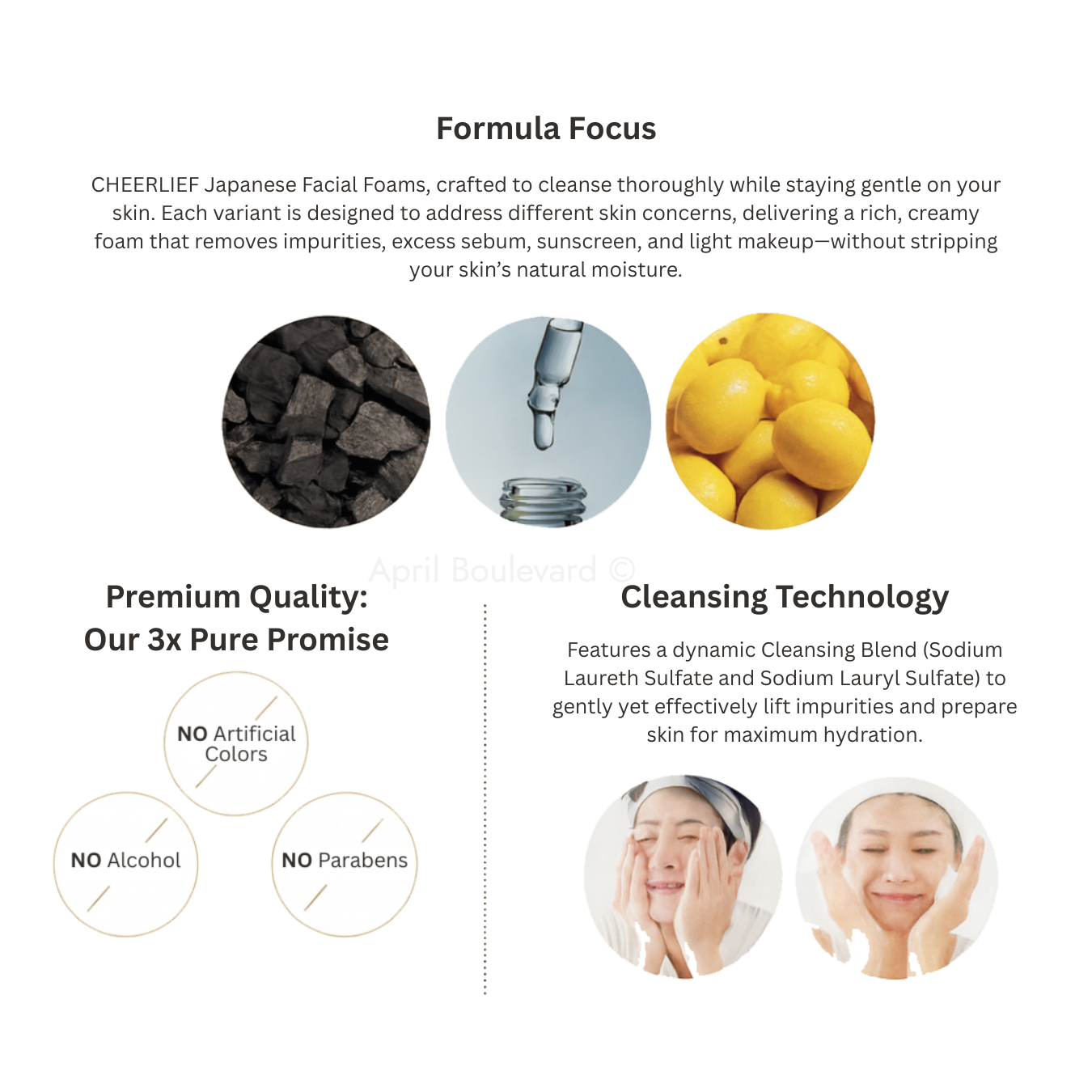 CHEERLIEF Cleansing Facial Foam