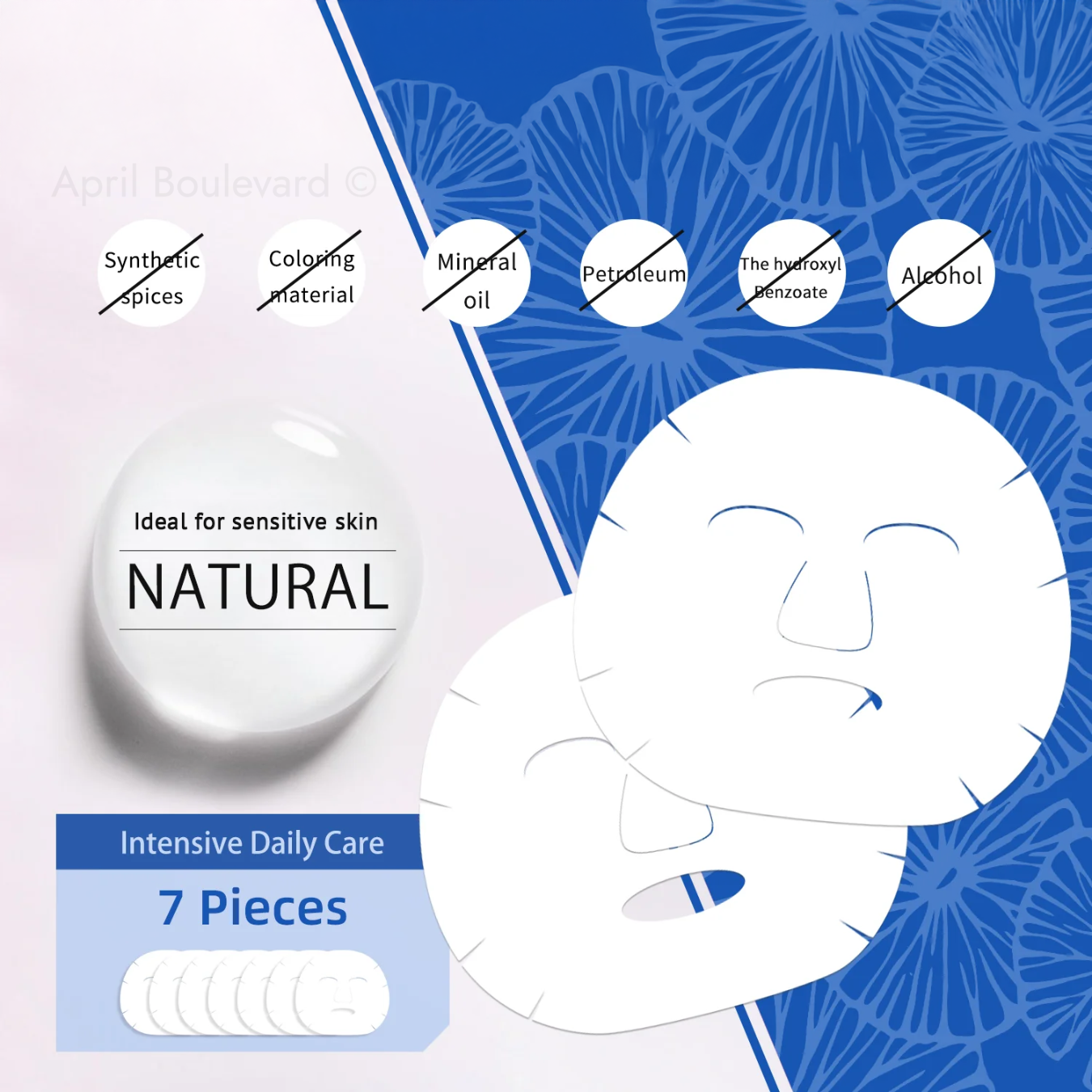 Mitomo - (Cica x Collagen /Hyaluronic Acid/Peptide Masks) - 7 Sheets