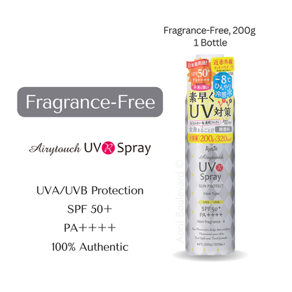 Ajuste UV Spray Non-Fragrance SPF50+ PA++++