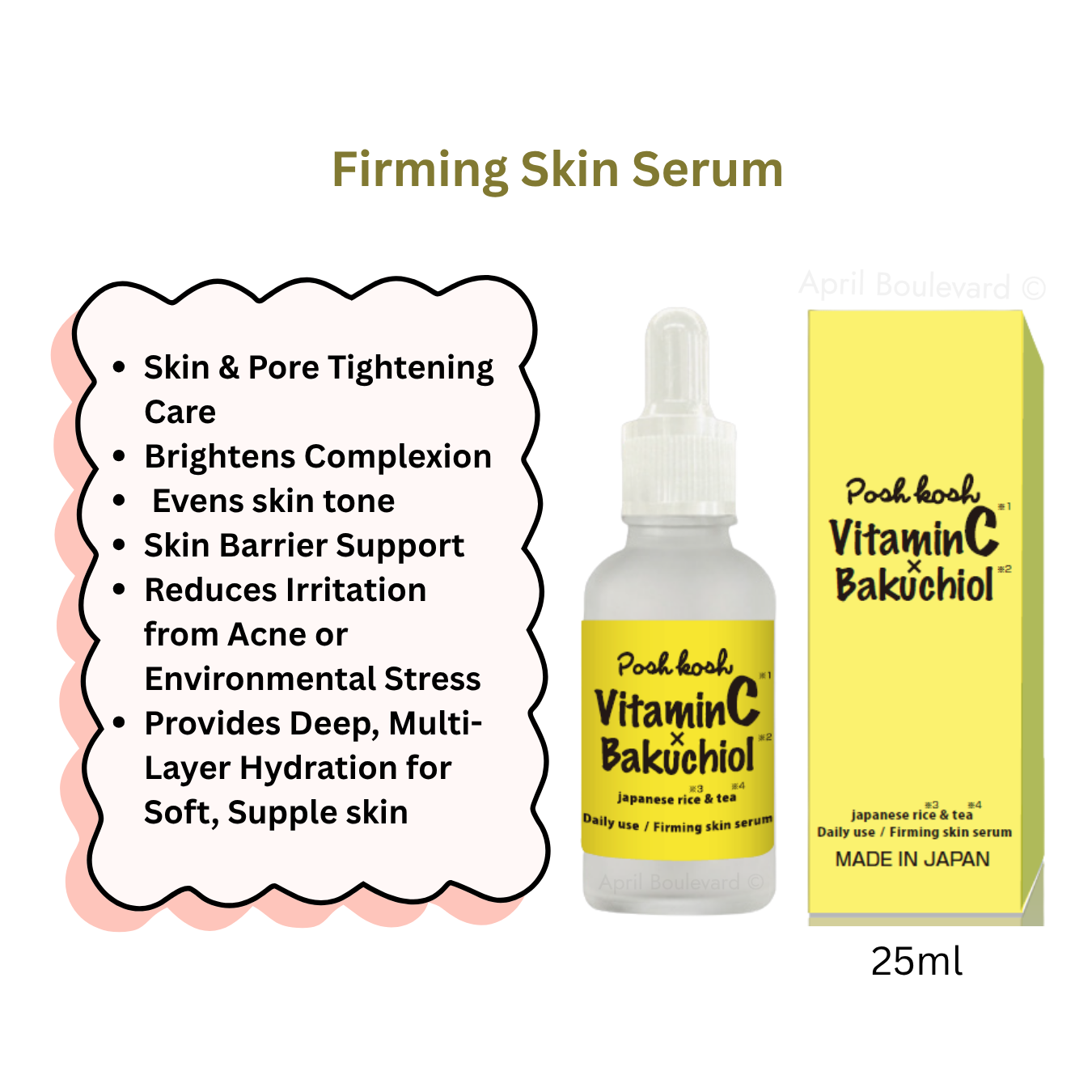 Japan gals - Vitamin C x Bakuchiol (Firming Skin Serum)