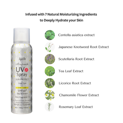 Ajuste UV Spray Non-Fragrance SPF50+ PA++++