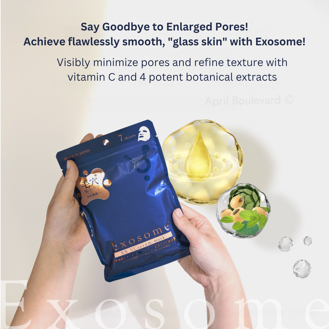 Japan gals - Exosome Sheet Mask (Houttuynia Cordata/ EX VC) 7 Sheets