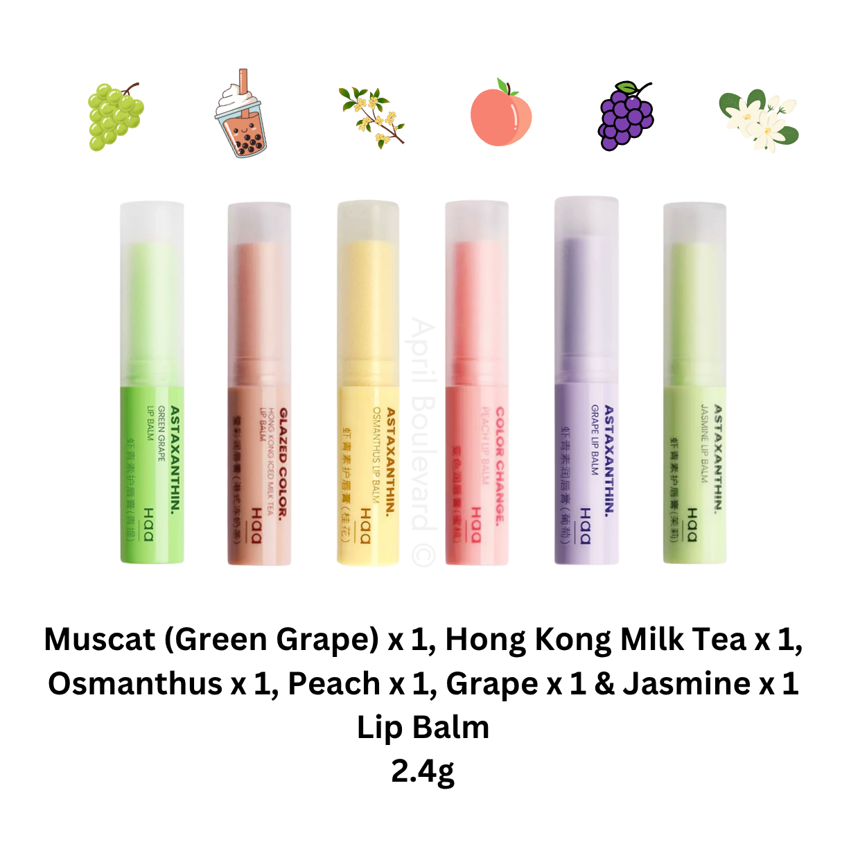 HAA - Nourishing Botanical Lip Balm (2.4g)