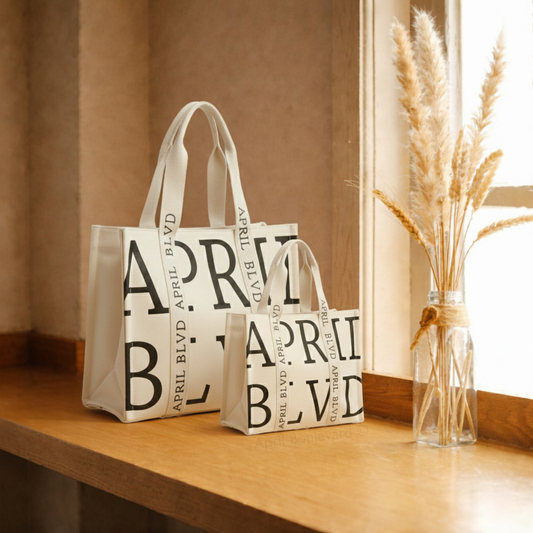 April Boulevard Canvas Tote Bag