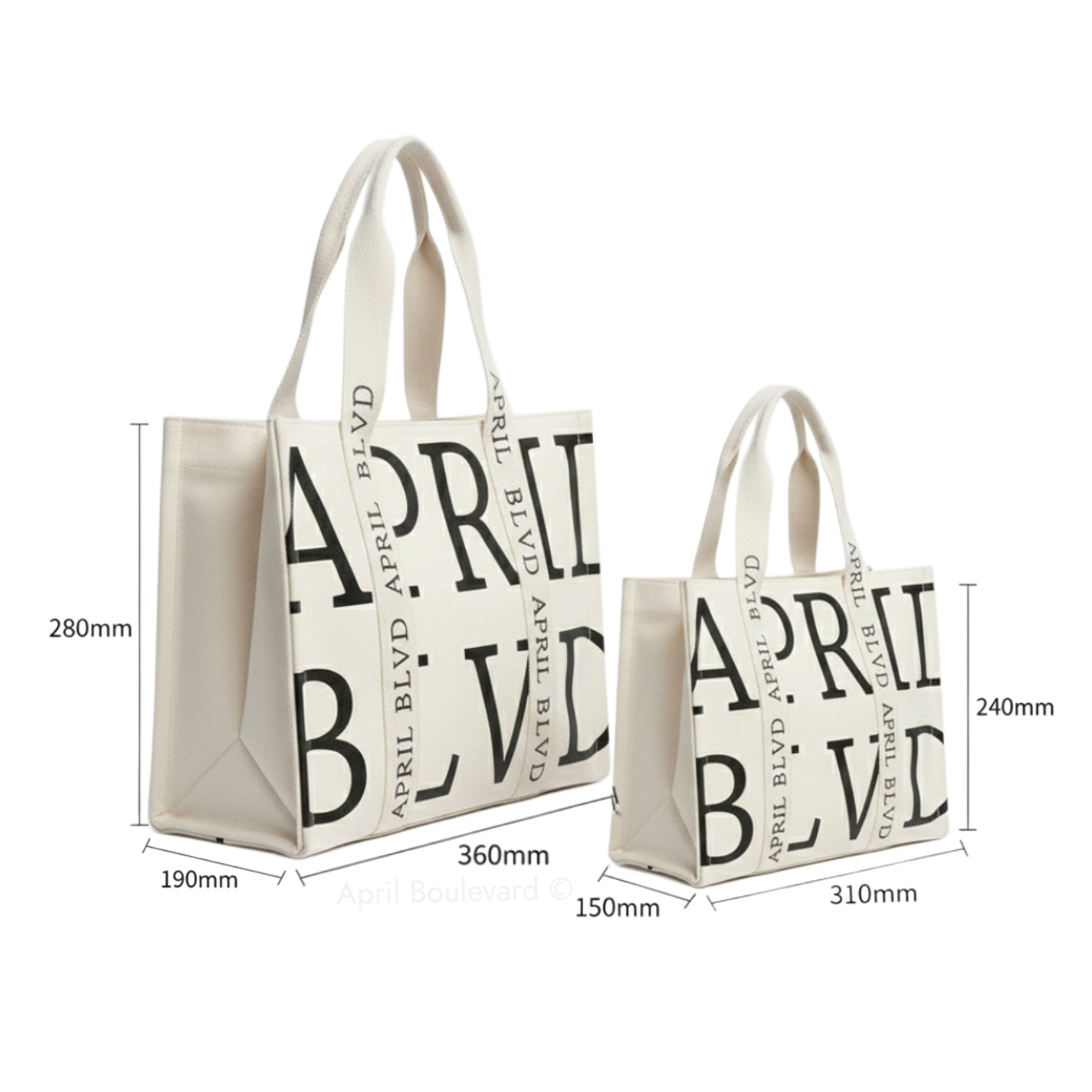 April Boulevard Canvas Tote Bag