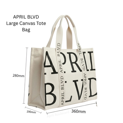 April Boulevard Canvas Tote Bag