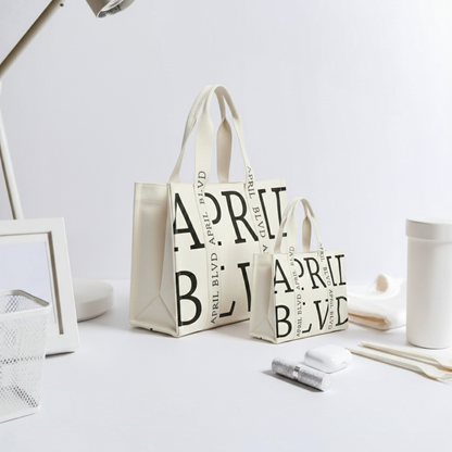 April Boulevard Canvas Tote Bag