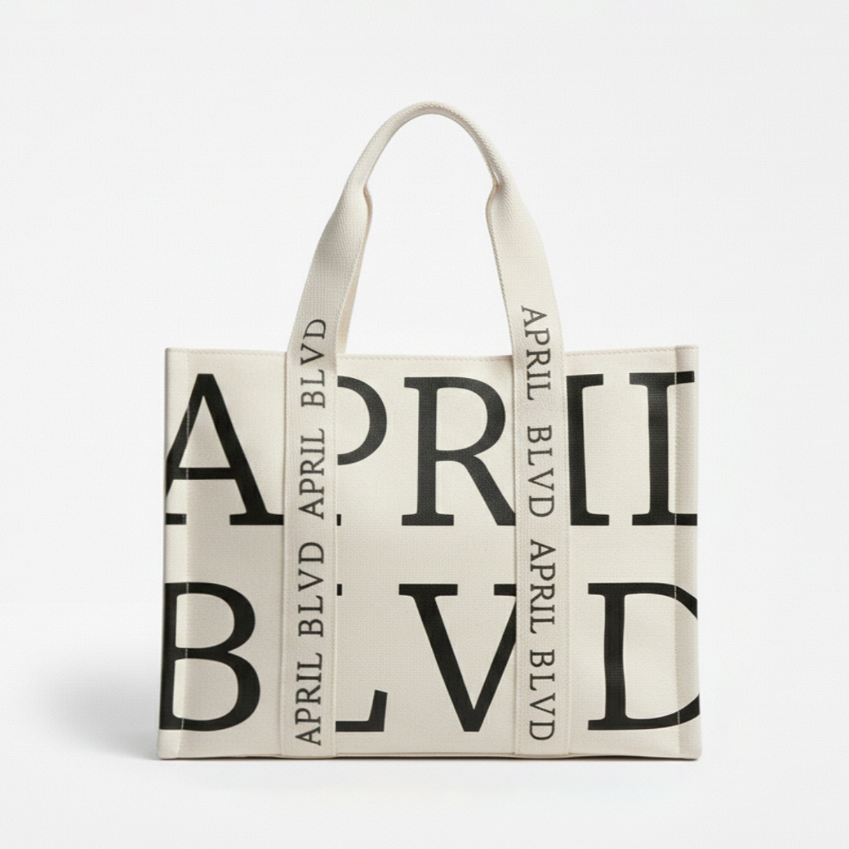 April Boulevard Canvas Tote Bag