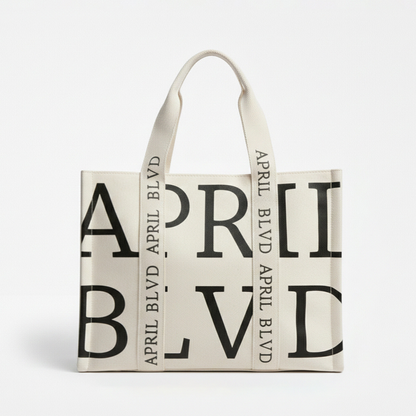 April Boulevard Canvas Tote Bag
