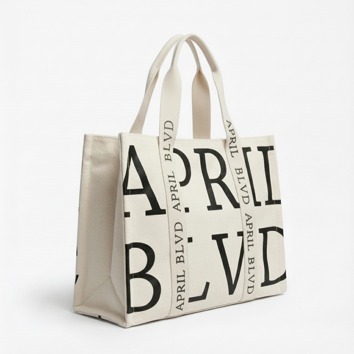 April Boulevard Canvas Tote Bag