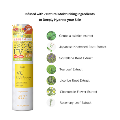 Ajuste UV Spray Vitamin C SPF50+ PA++++