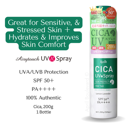 Ajuste UV Spray Cica SPF50+ PA++++