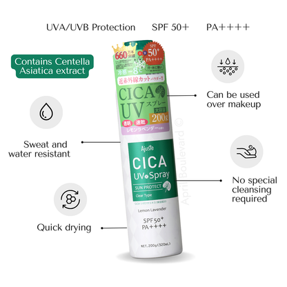 Ajuste UV Spray Cica SPF50+ PA++++