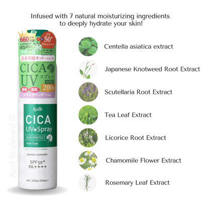 Ajuste UV Spray Cica SPF50+ PA++++