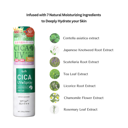 Ajuste UV Spray Cica SPF50+ PA++++