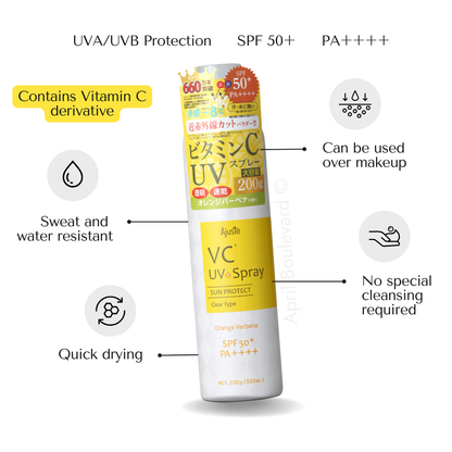 Ajuste UV Spray - Skincare Collection SPF50+/PA++++ (200g)