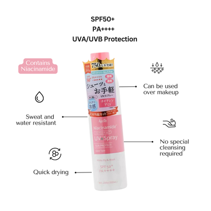 Ajuste UV Spray Niacinamide SPF50+ PA++++