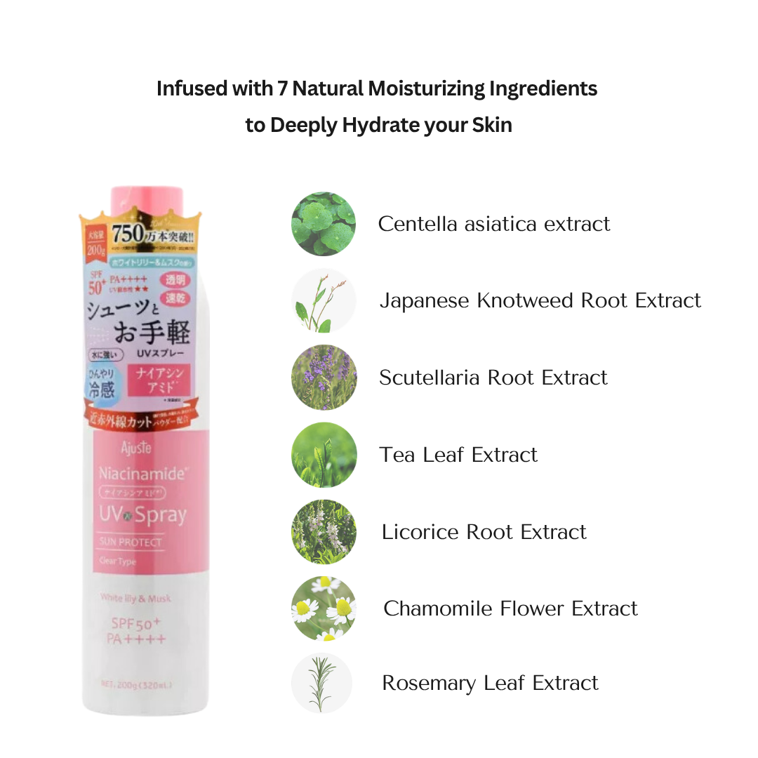 Ajuste UV Spray Niacinamide SPF50+ PA++++