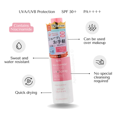 Ajuste UV Spray Niacinamide SPF50+ PA++++