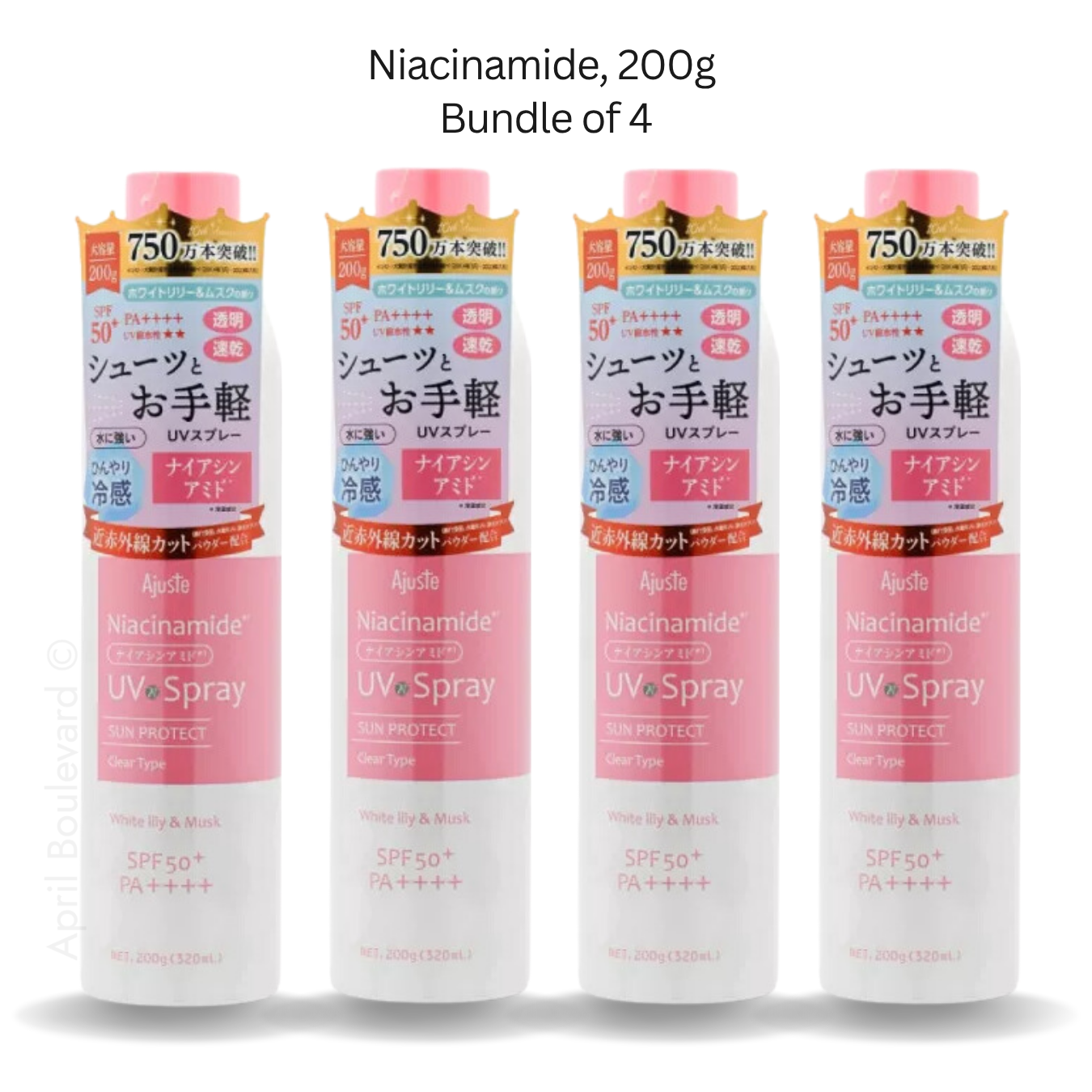 Ajuste UV Spray - Skincare Collection SPF50+/PA++++ (200g)