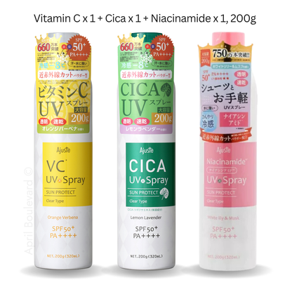 Ajuste UV Spray - Skincare Collection SPF50+/PA++++ (200g)