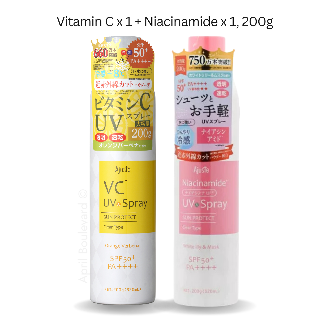 Ajuste UV Spray - Skincare Collection SPF50+/PA++++ (200g)